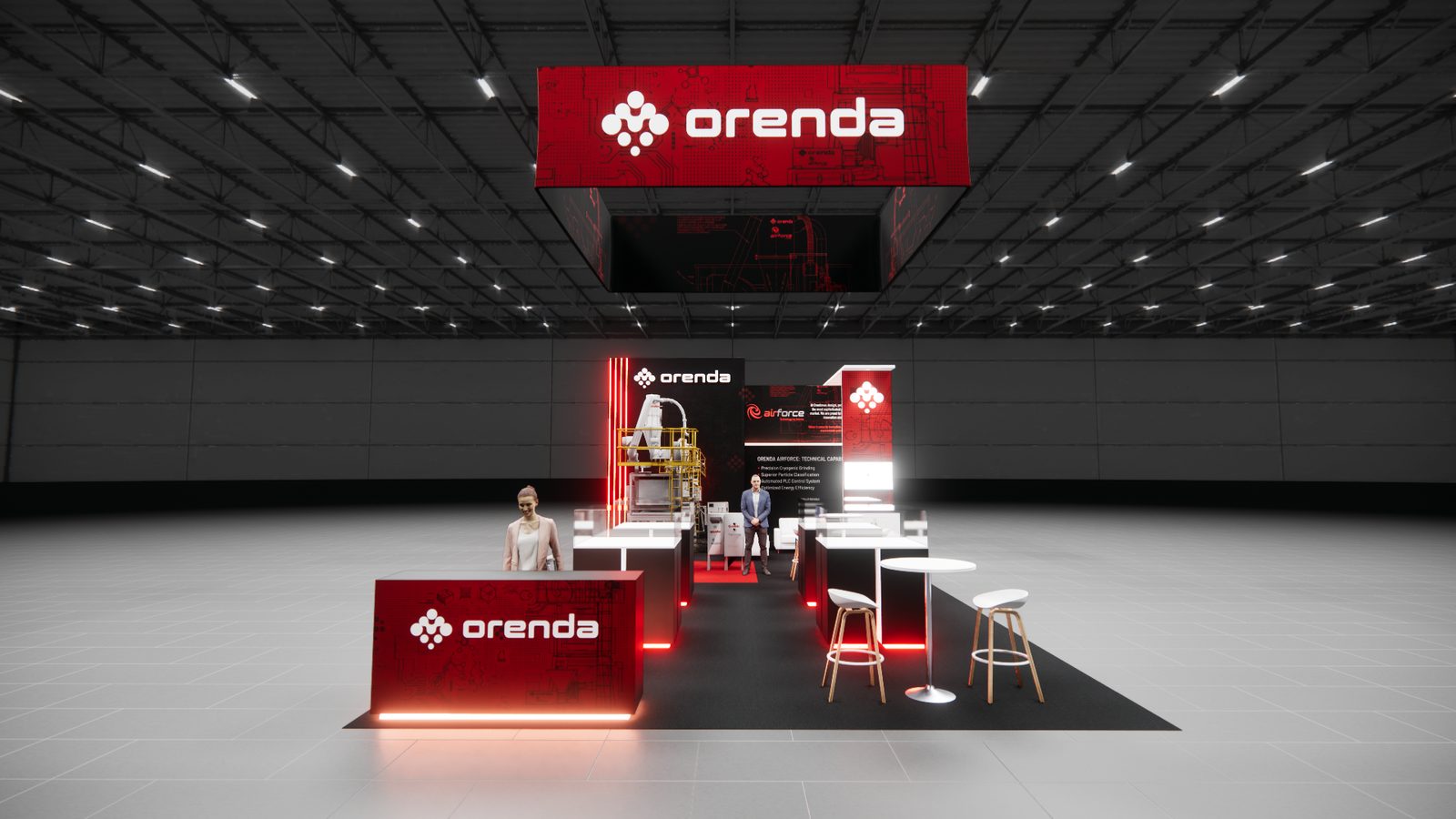 Orenda 20x40 Trade Show Exhibit Rental 1