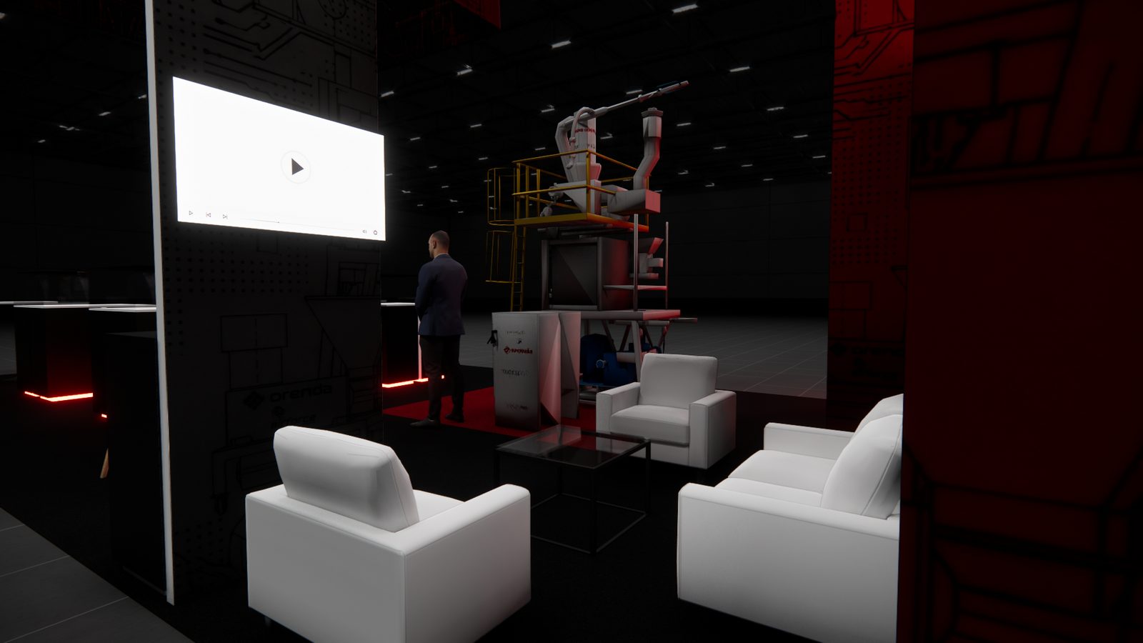 Orenda 20x40 Trade Show Exhibit Rental 2