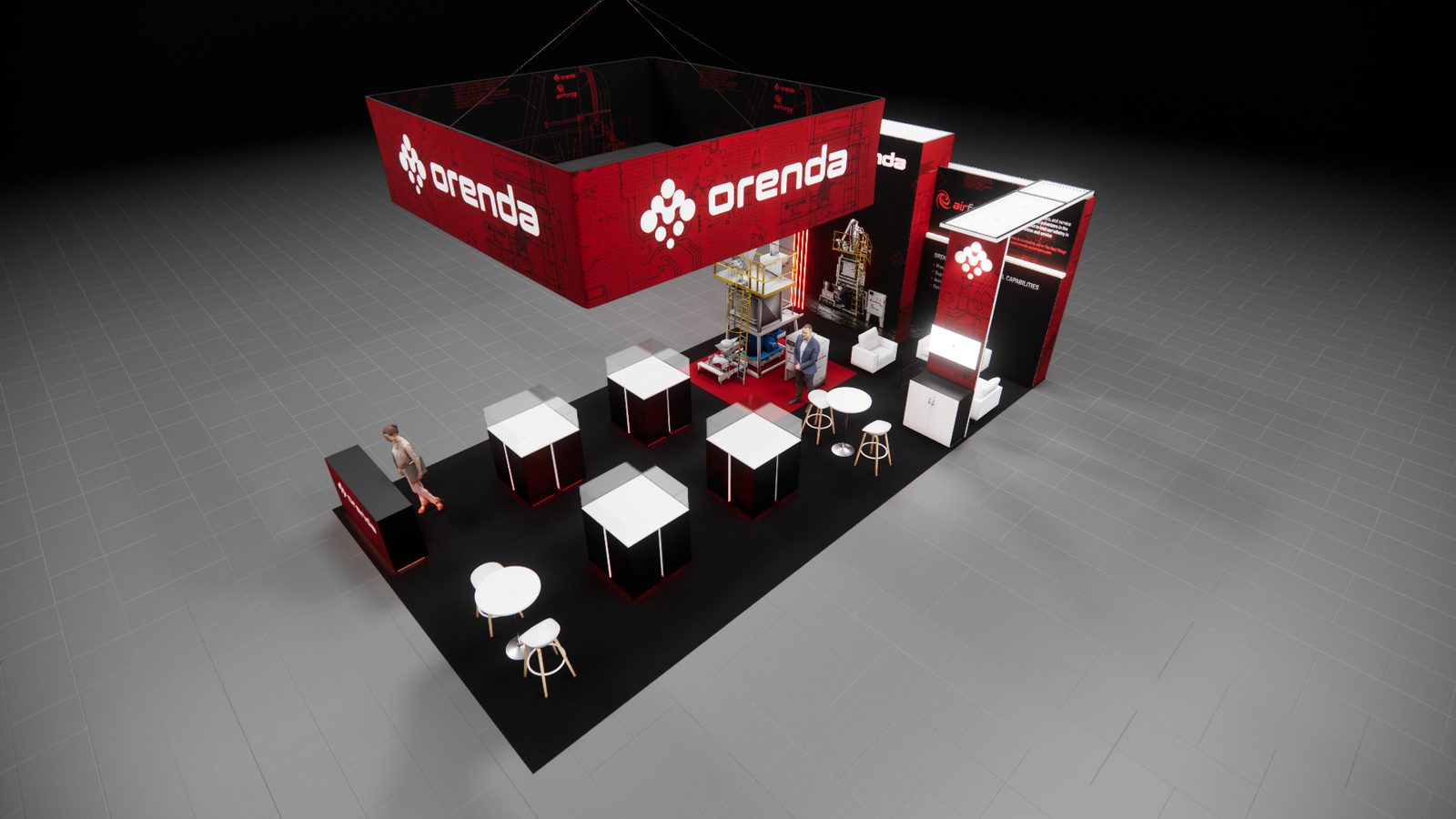 Orenda 20x40 Trade Show Exhibit Rental 3