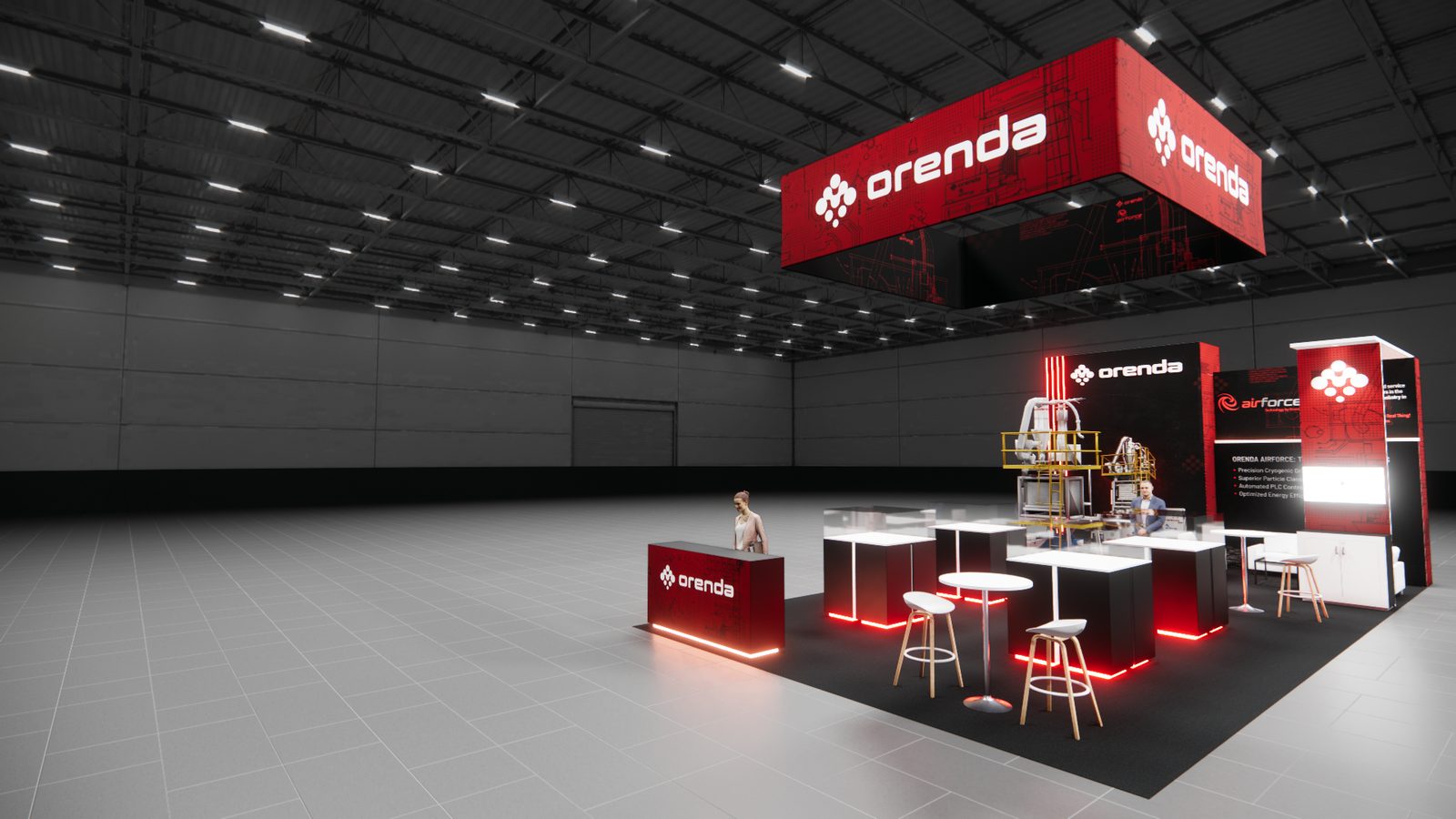 Orenda 20x40 Trade Show Exhibit Rental 5