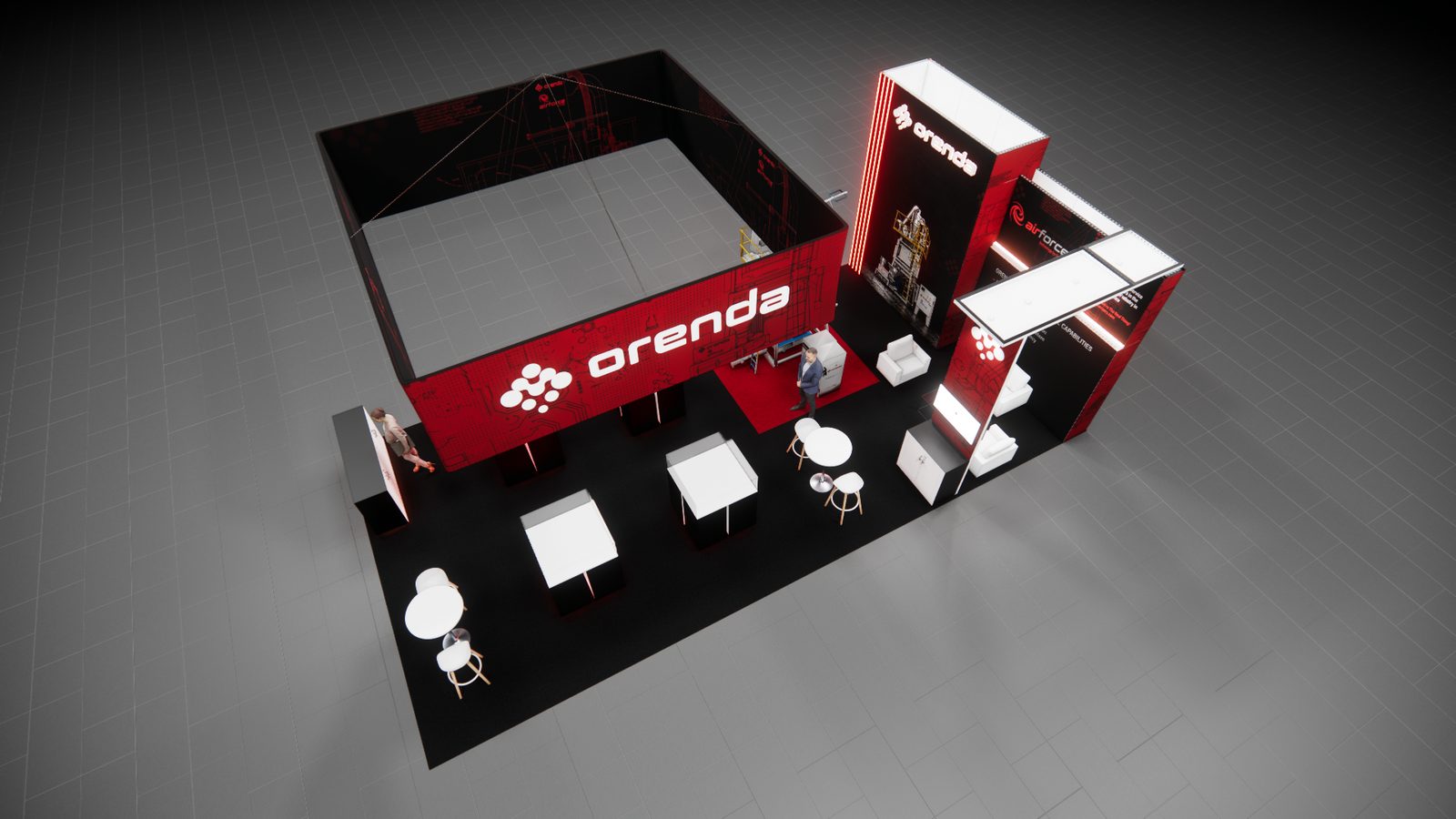 Orenda 20x40 Trade Show Exhibit Rental 6