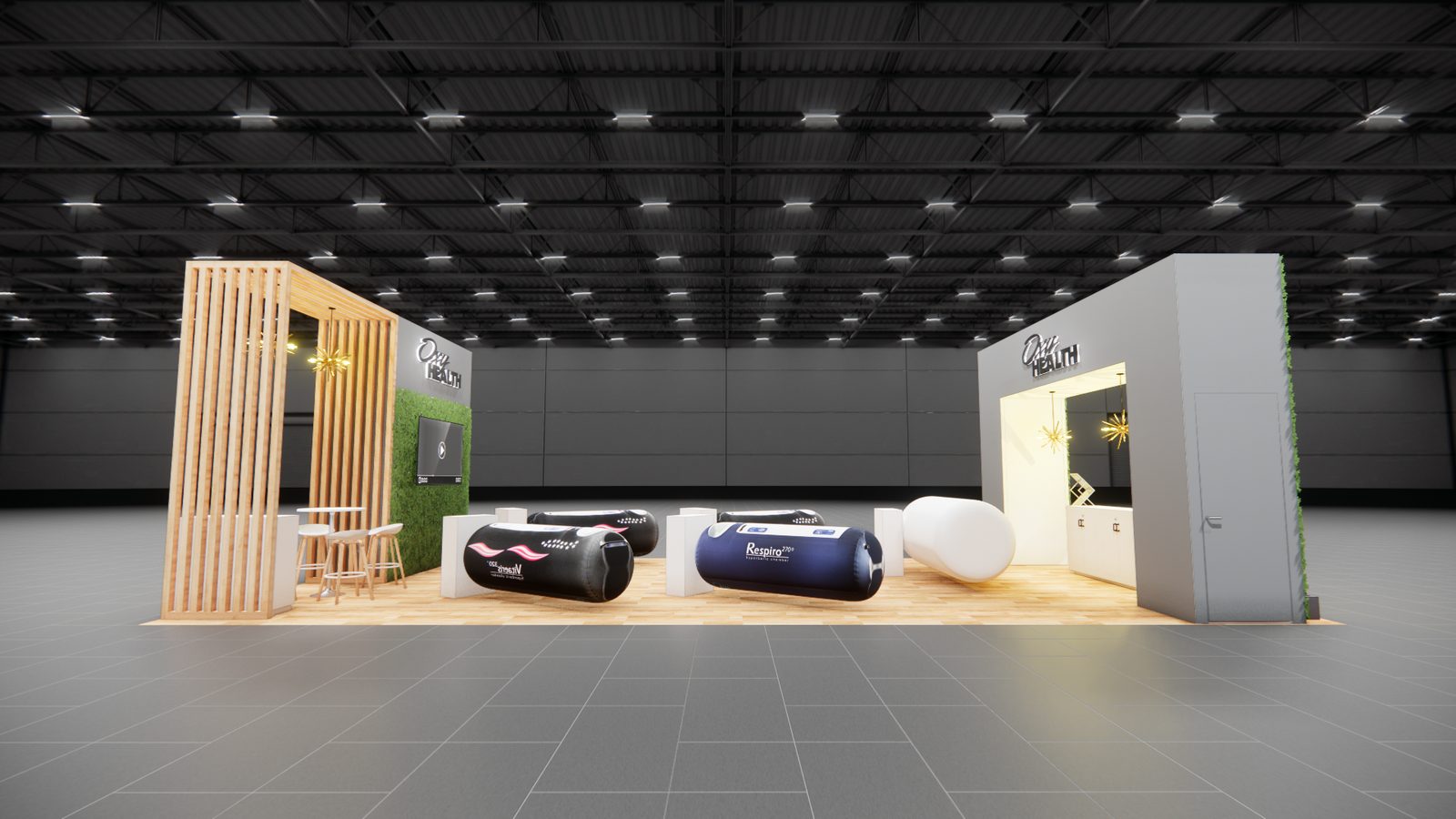 Oxyhealth 20x40 Trade Show Exhibit Rental 3