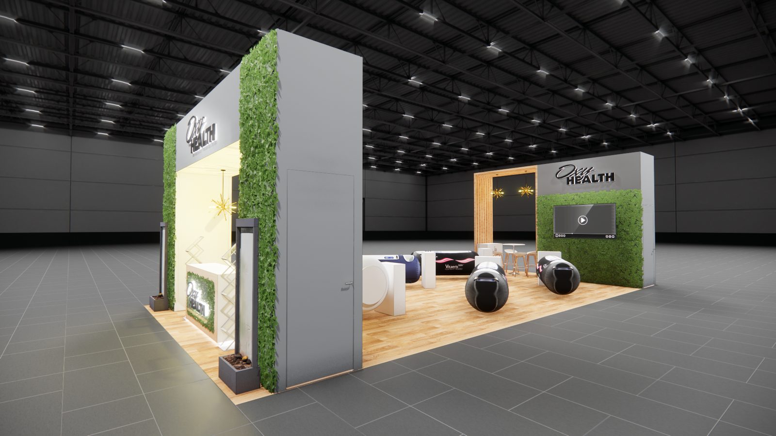 Oxyhealth 20x40 Trade Show Exhibit Rental 4