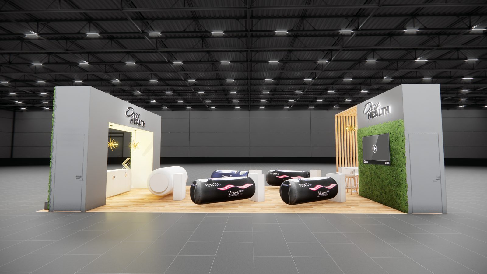 Oxyhealth 20x40 Trade Show Exhibit Rental 5