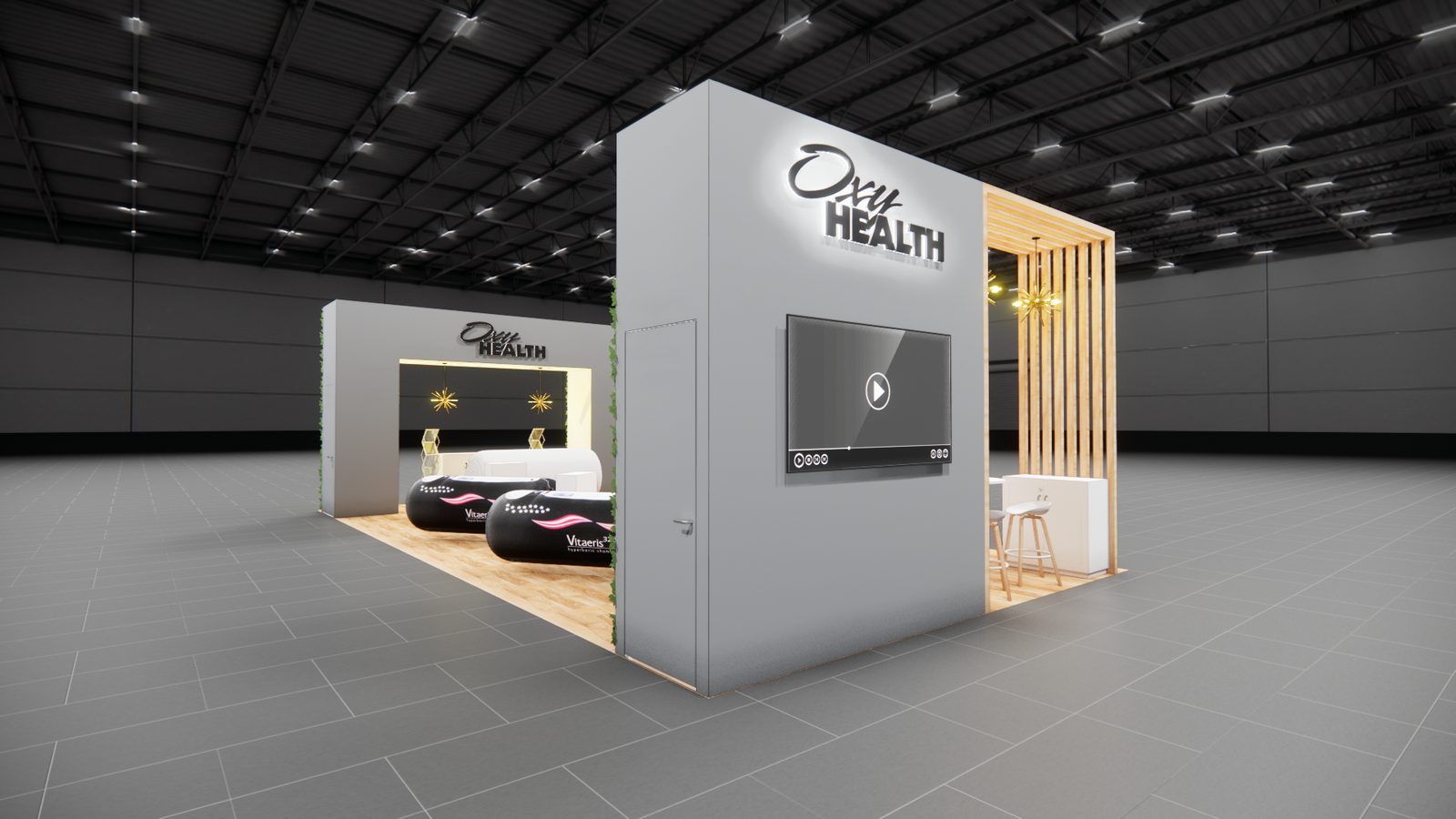 Oxyhealth 20x40 Trade Show Exhibit Rental 6