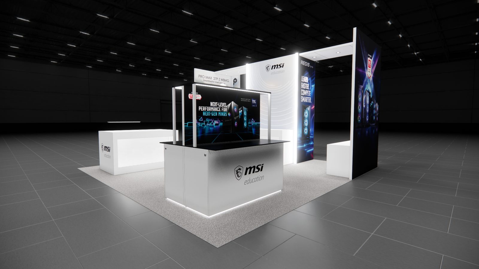 Reaction Space Msi 20x20 Trade Show Exhibit Rental 5
