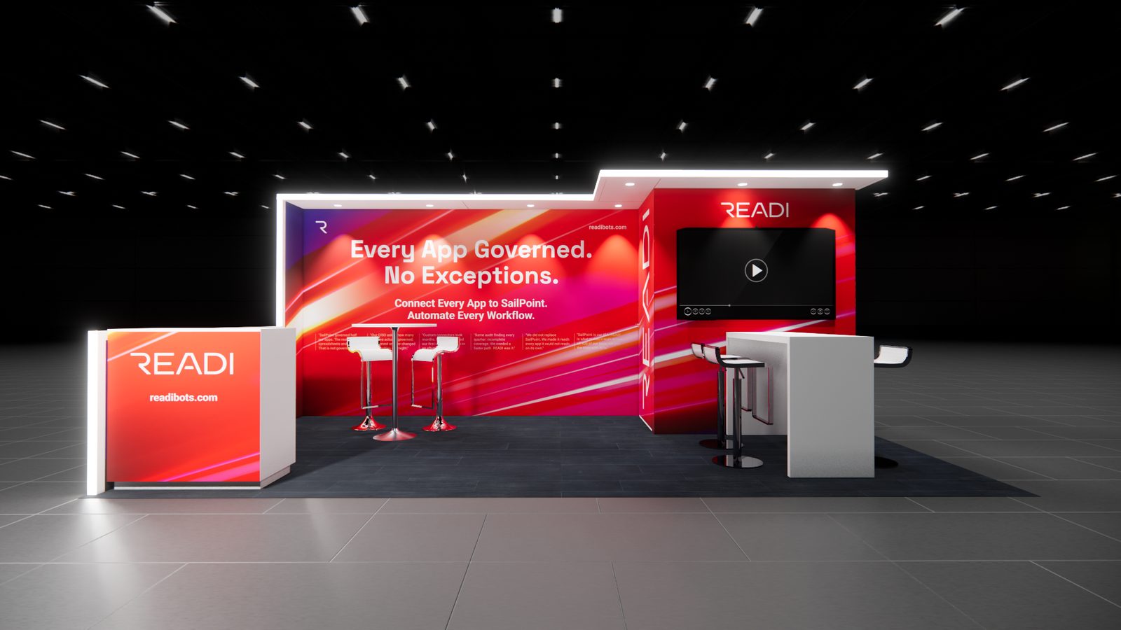 Readibots 10x20 Trade Show Exhibit Rental 2