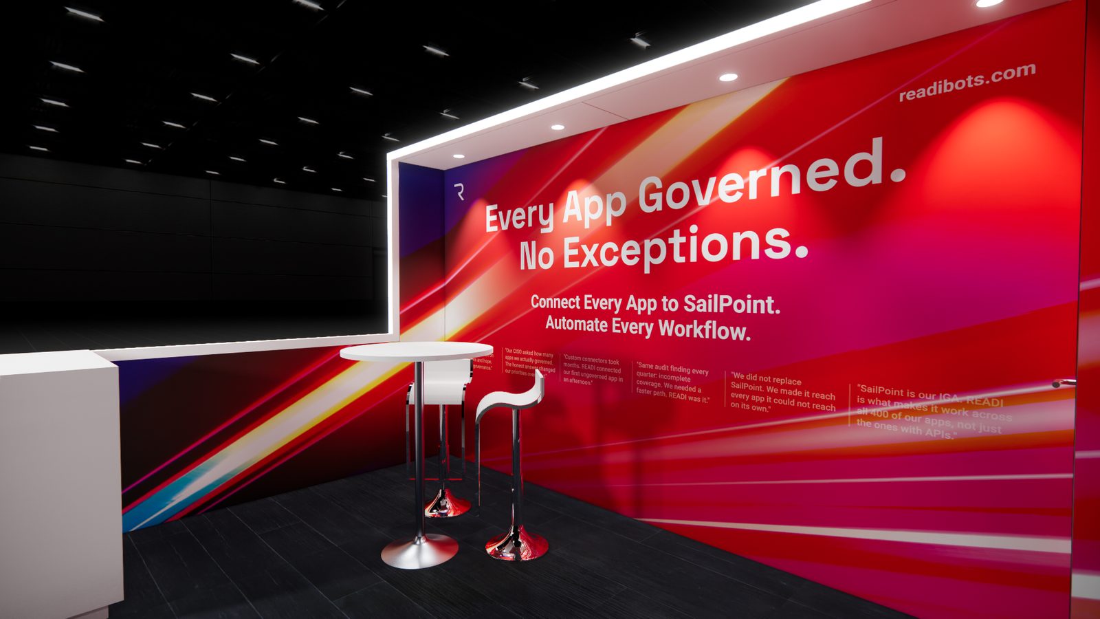Readibots 10x20 Trade Show Exhibit Rental 5