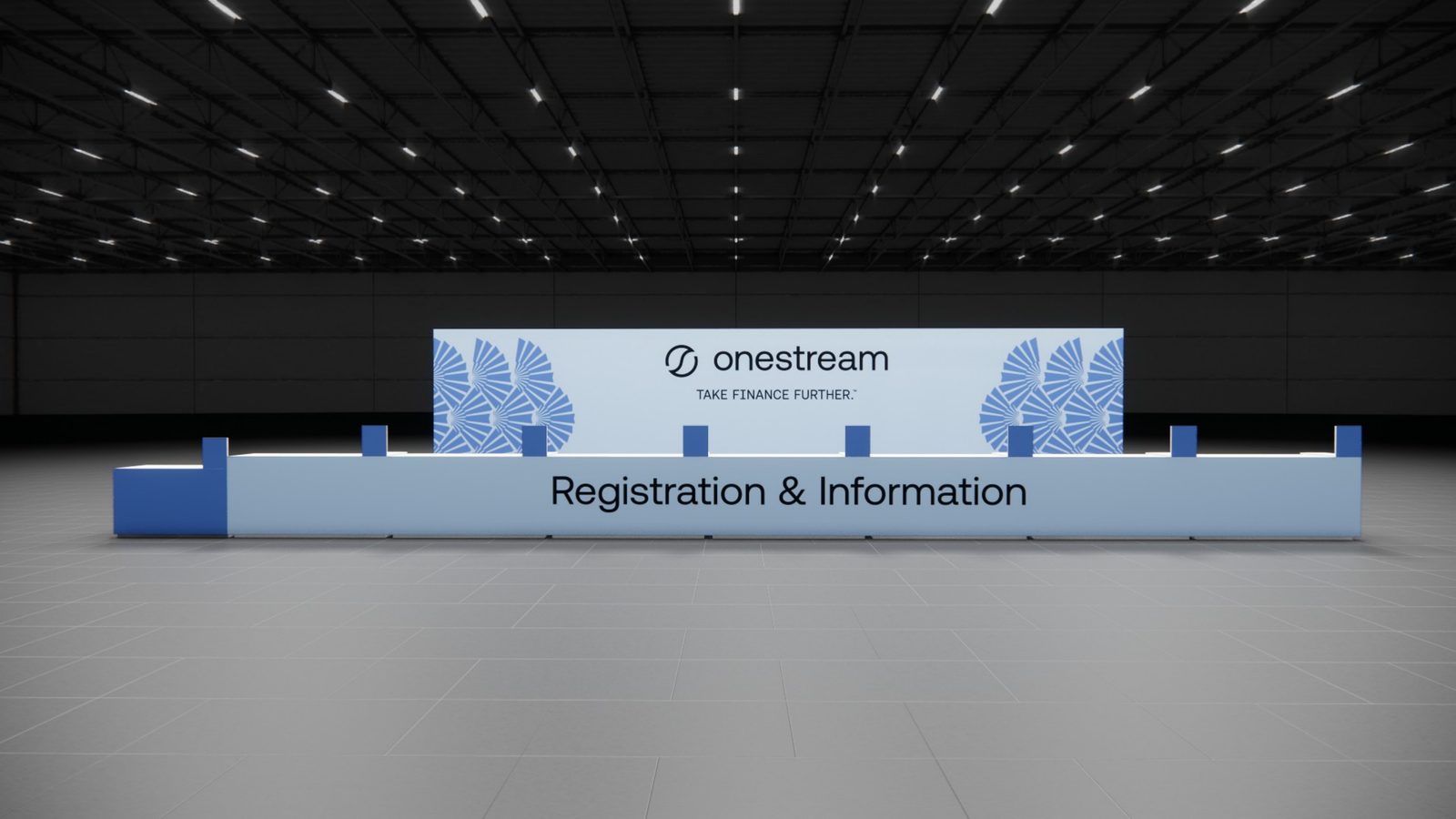 Registration Counter Trade Show Exhibit Rental 1