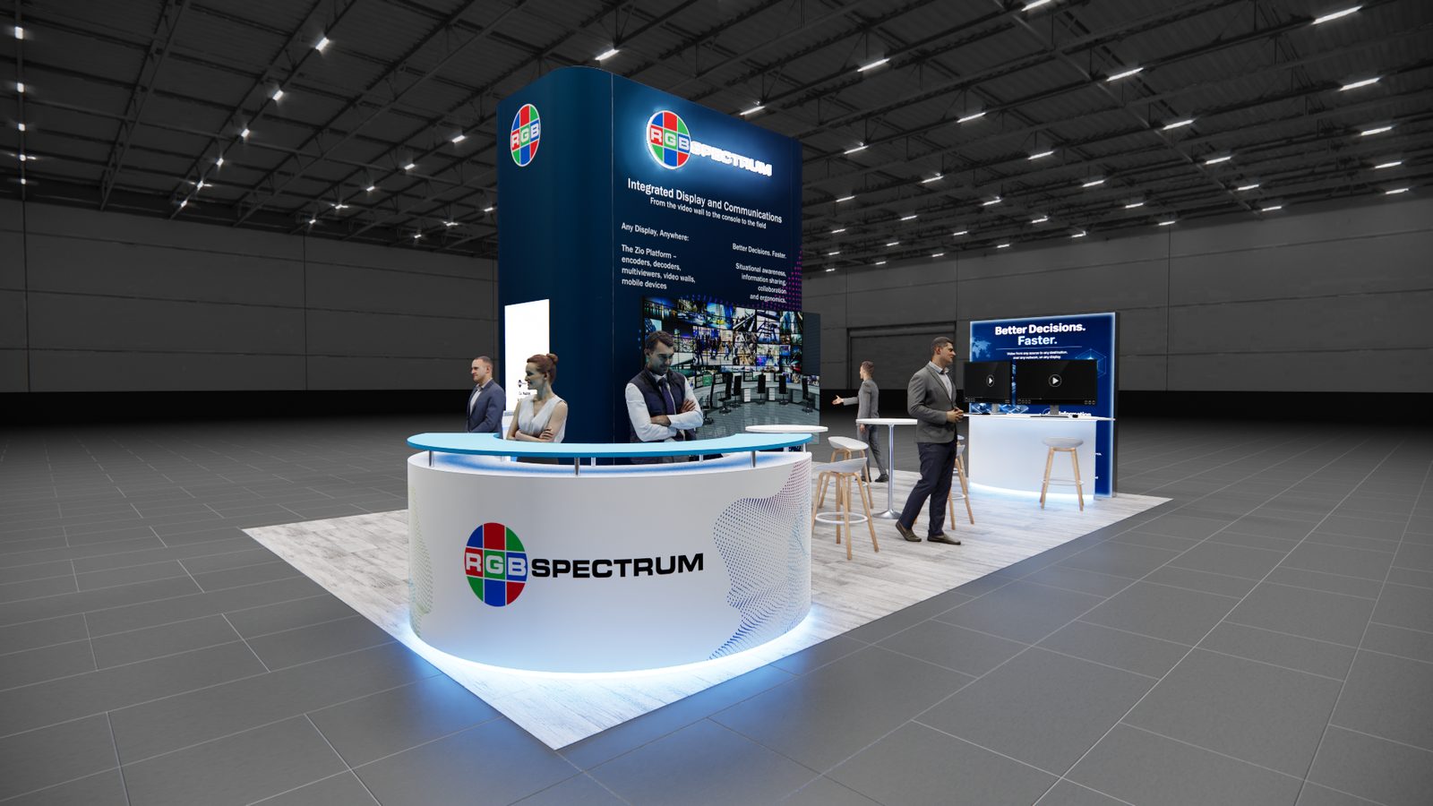 Rgb Spectrum 20x30 Trade Show Exhibit Rental 1
