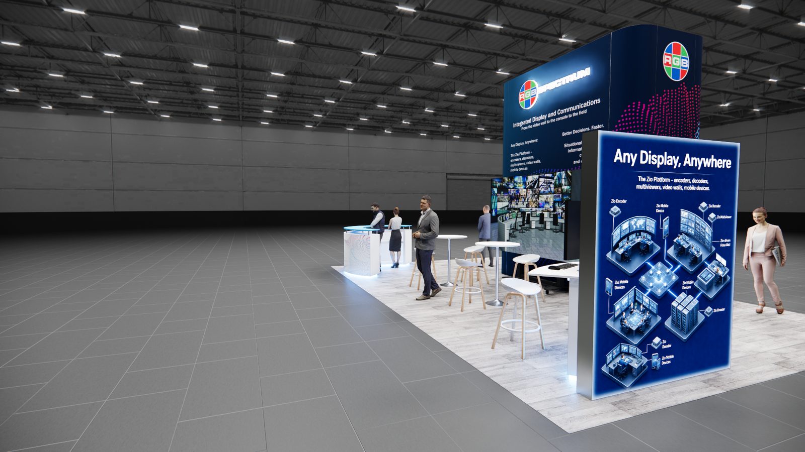 Rgb Spectrum 20x30 Trade Show Exhibit Rental 3