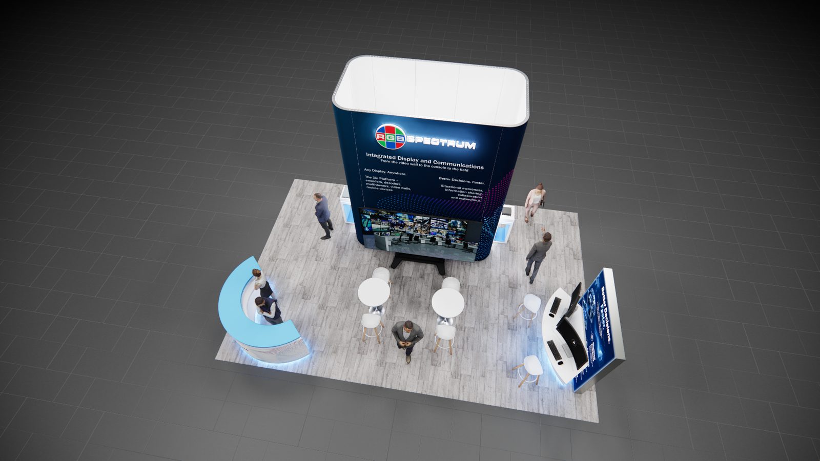 Rgb Spectrum 20x30 Trade Show Exhibit Rental 4