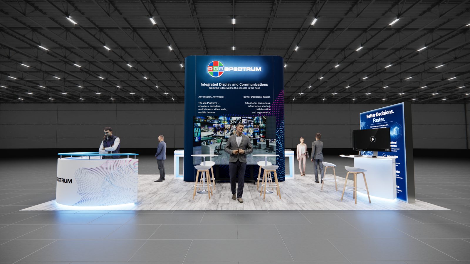 Rgb Spectrum 20x30 Trade Show Exhibit Rental 6