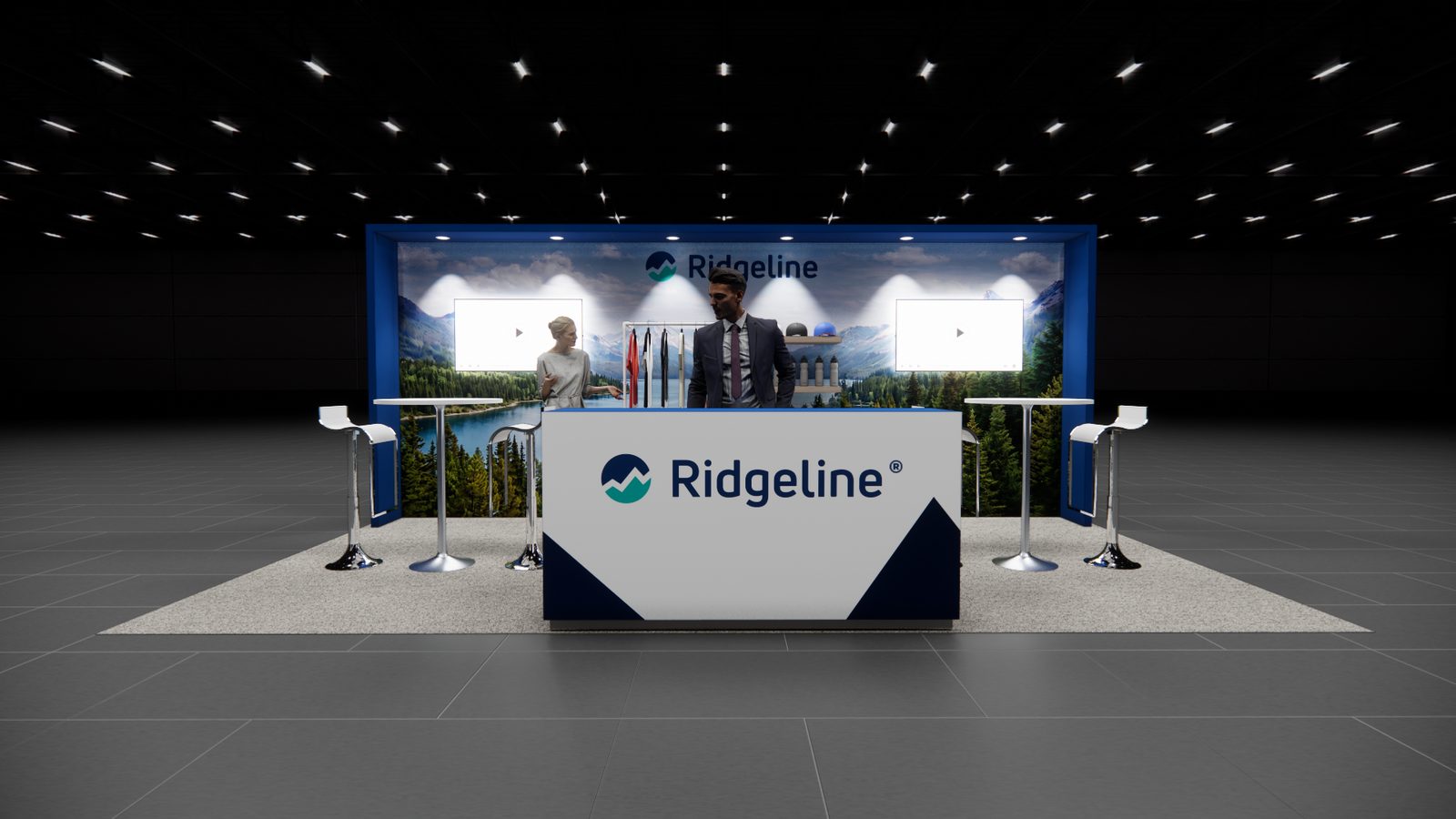 Ridgeline 10x20 Trade Show Exhibit Rental 1