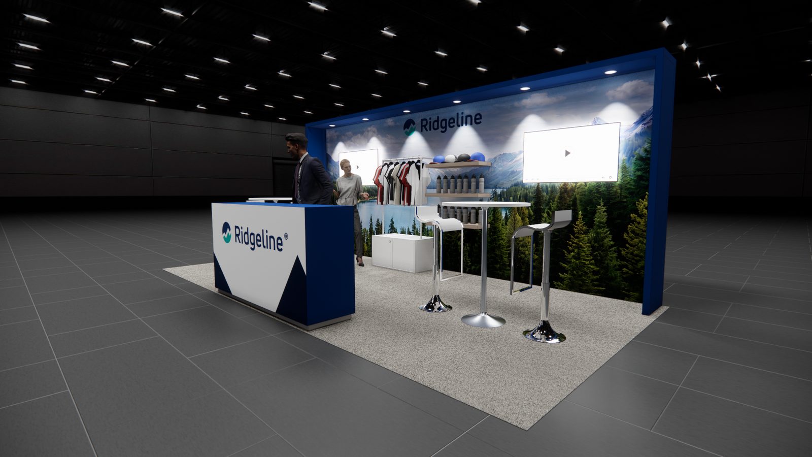 Ridgeline 10x20 Trade Show Exhibit Rental 2