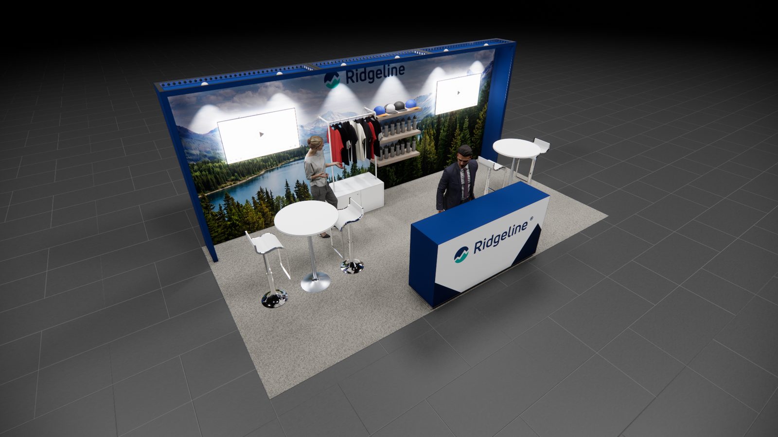 Ridgeline 10x20 Trade Show Exhibit Rental 6
