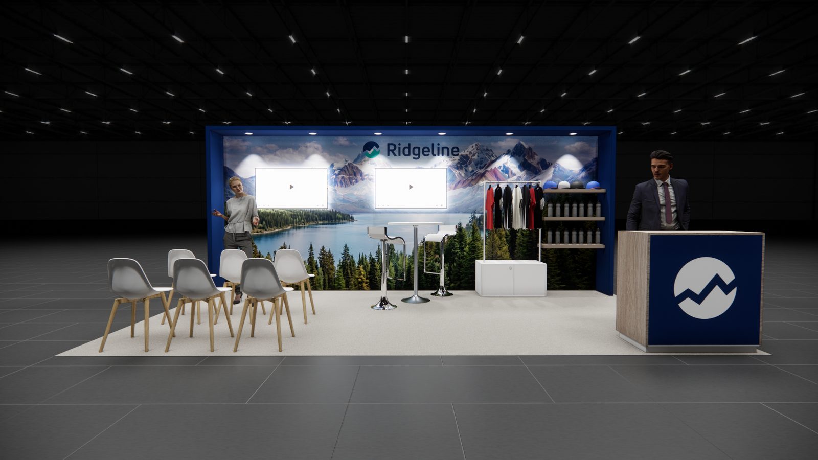 Ridgeline 10x20 V2 Trade Show Exhibit Rental 1