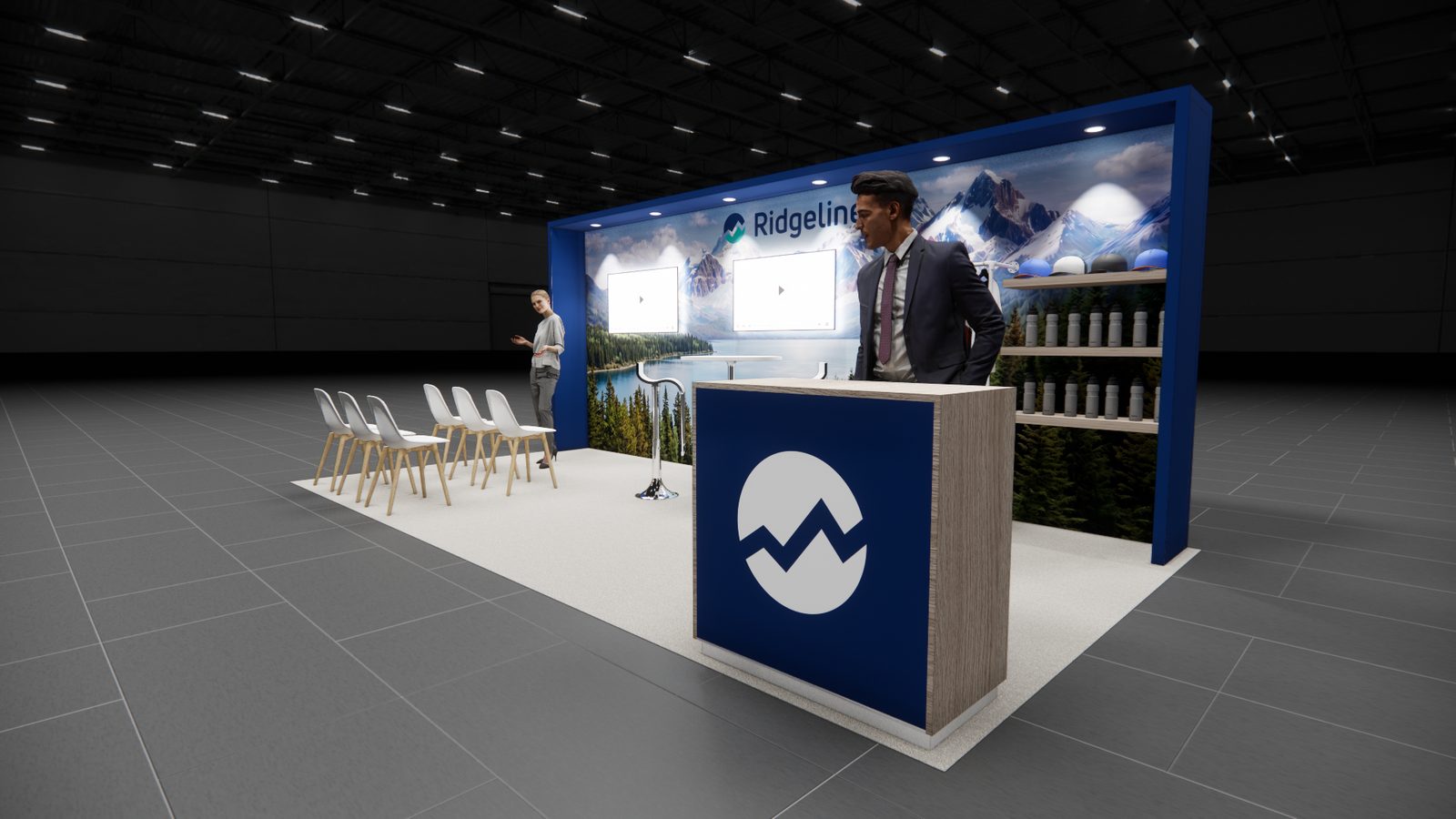Ridgeline 10x20 V2 Trade Show Exhibit Rental 2