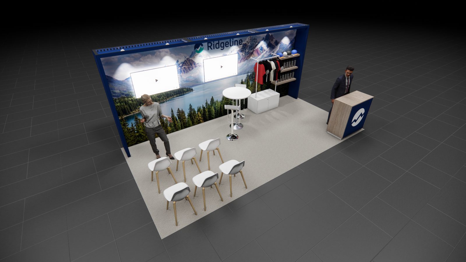 Ridgeline 10x20 V2 Trade Show Exhibit Rental 6