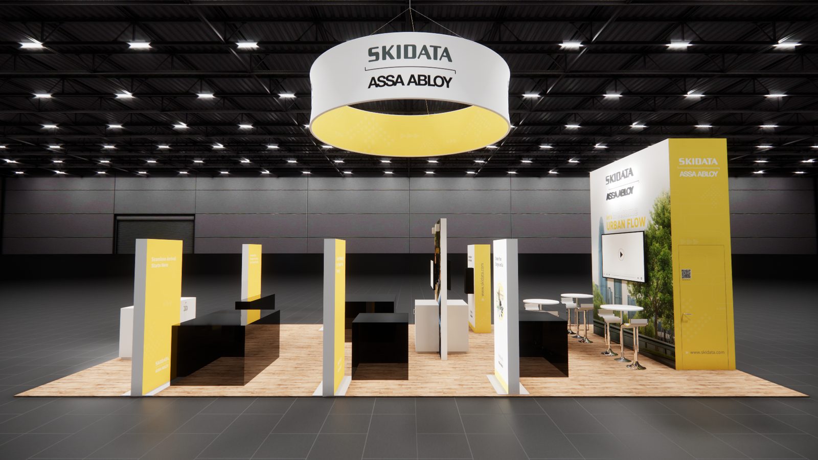 Skidata 20x40 Trade Show Exhibit Rental 2