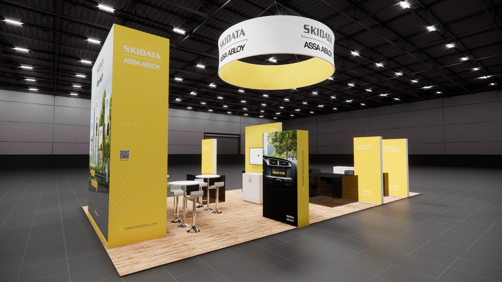 Skidata 20x40 Trade Show Exhibit Rental 5