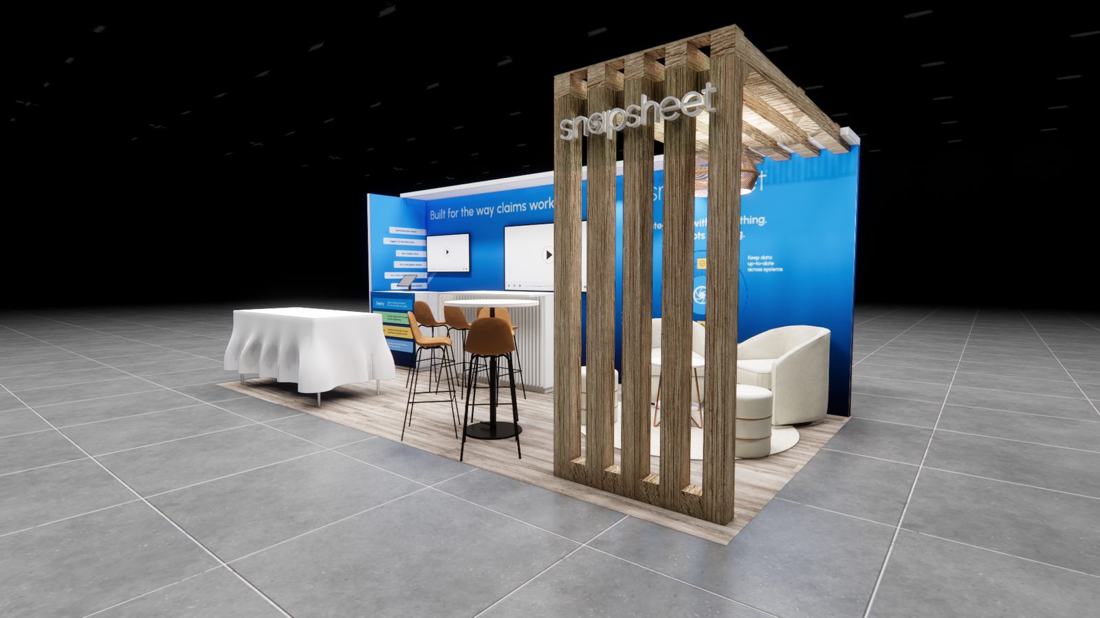 Snapsheet 10x20 Trade Show Exhibit Rental 2