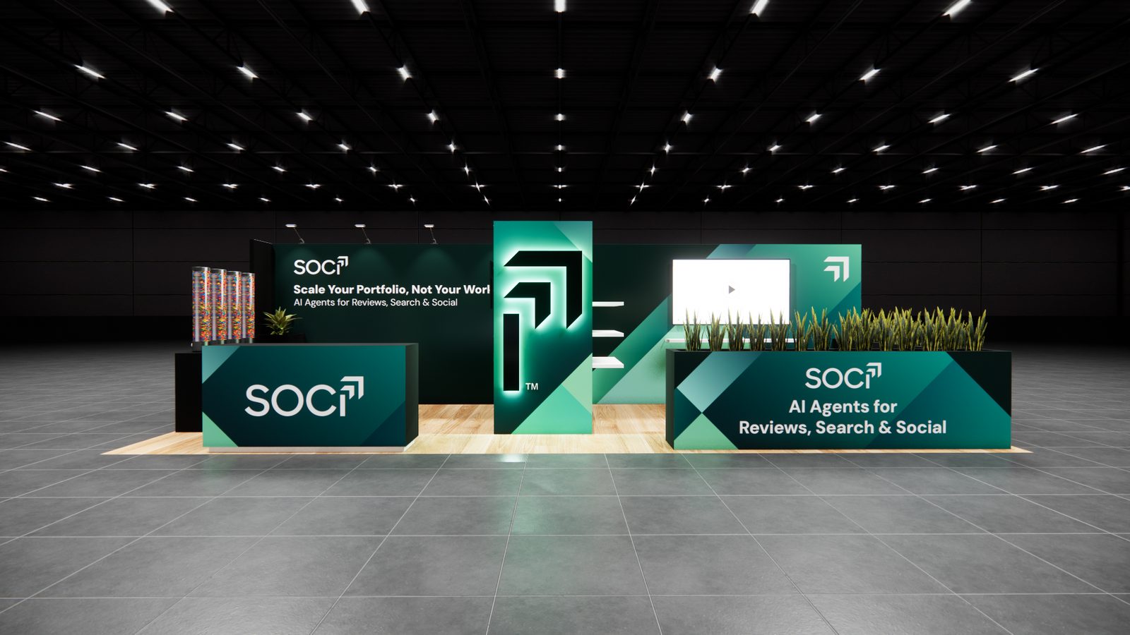 Soci 10x30 Trade Show Exhibit Rental 3