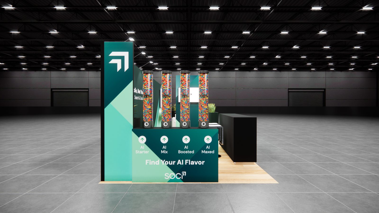 Soci 10x30 Trade Show Exhibit Rental 4