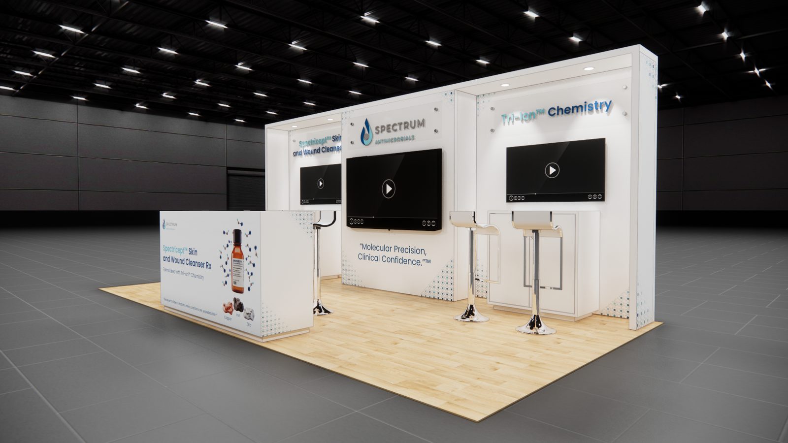 Spectrum Antimicrobials 10x20 Trade Show Exhibit Rental 2