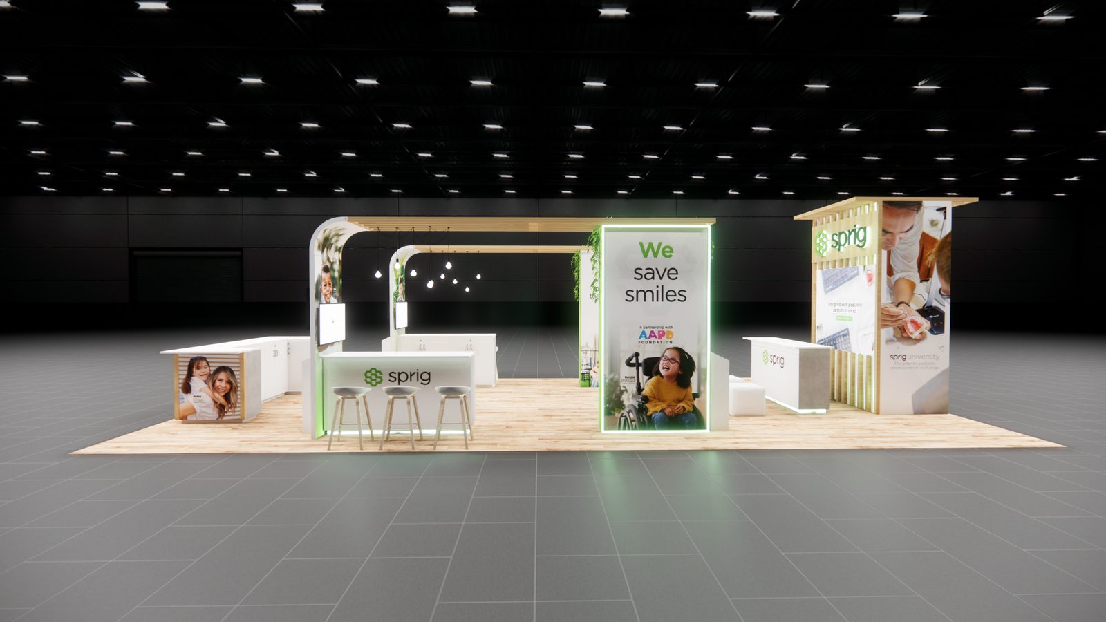 Sprig 20x40 Trade Show Exhibit Rental 4