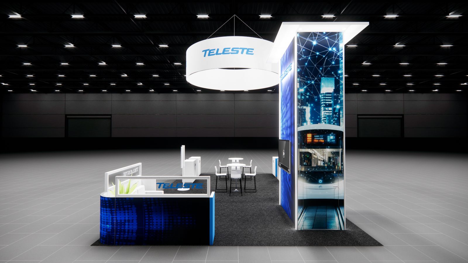 Teleste 20x30 Trade Show Exhibit Rental 3