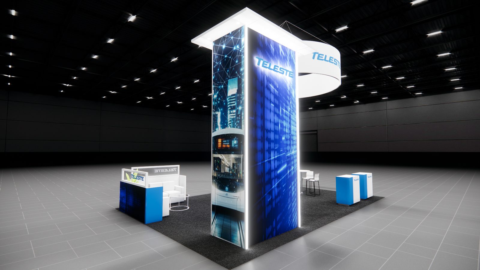 Teleste 20x30 Trade Show Exhibit Rental 4