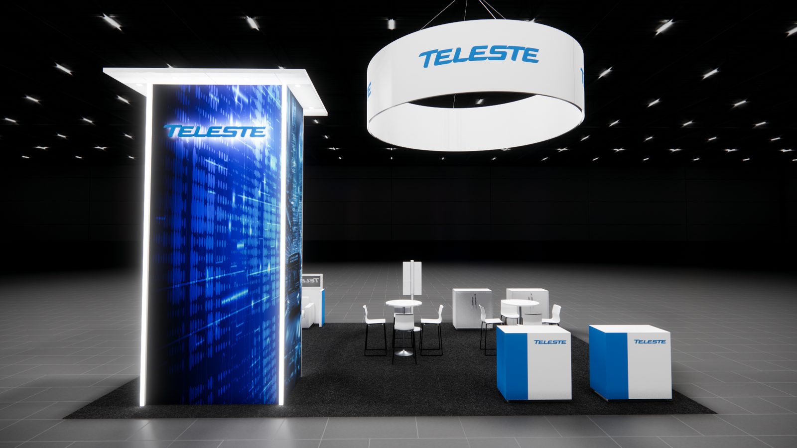 Teleste 20x30 Trade Show Exhibit Rental 5
