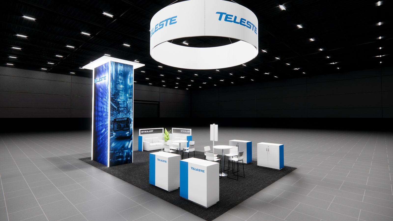 Teleste 20x30 Trade Show Exhibit Rental 6