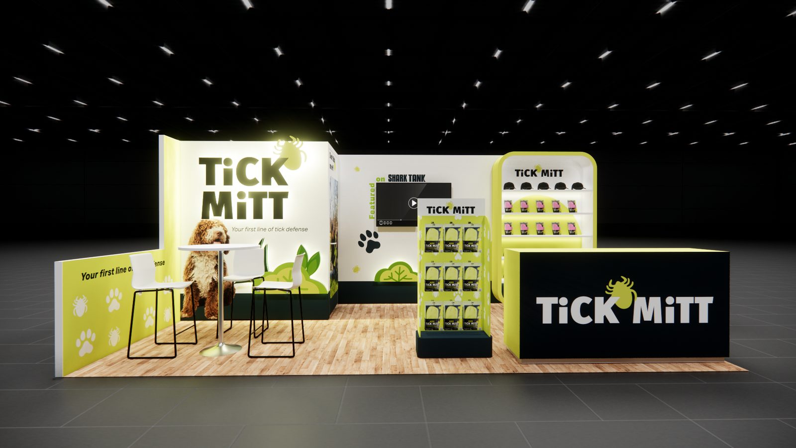 Tickmitt 10x20 Trade Show Exhibit Rental 1