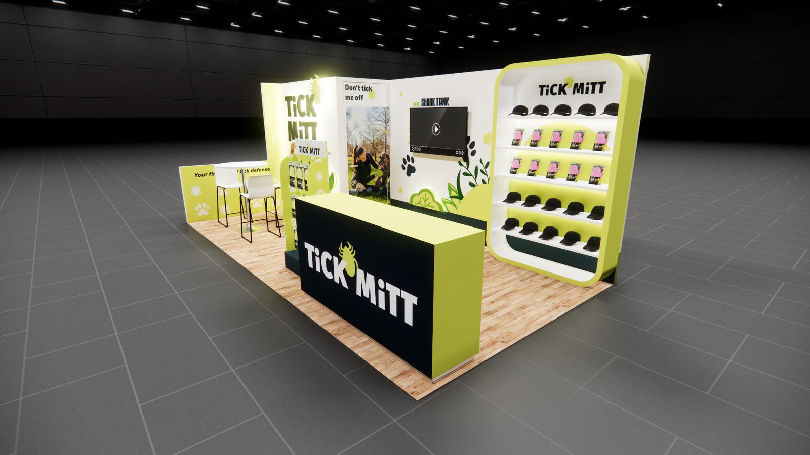 Tickmitt 10x20 Trade Show Exhibit Rental 2