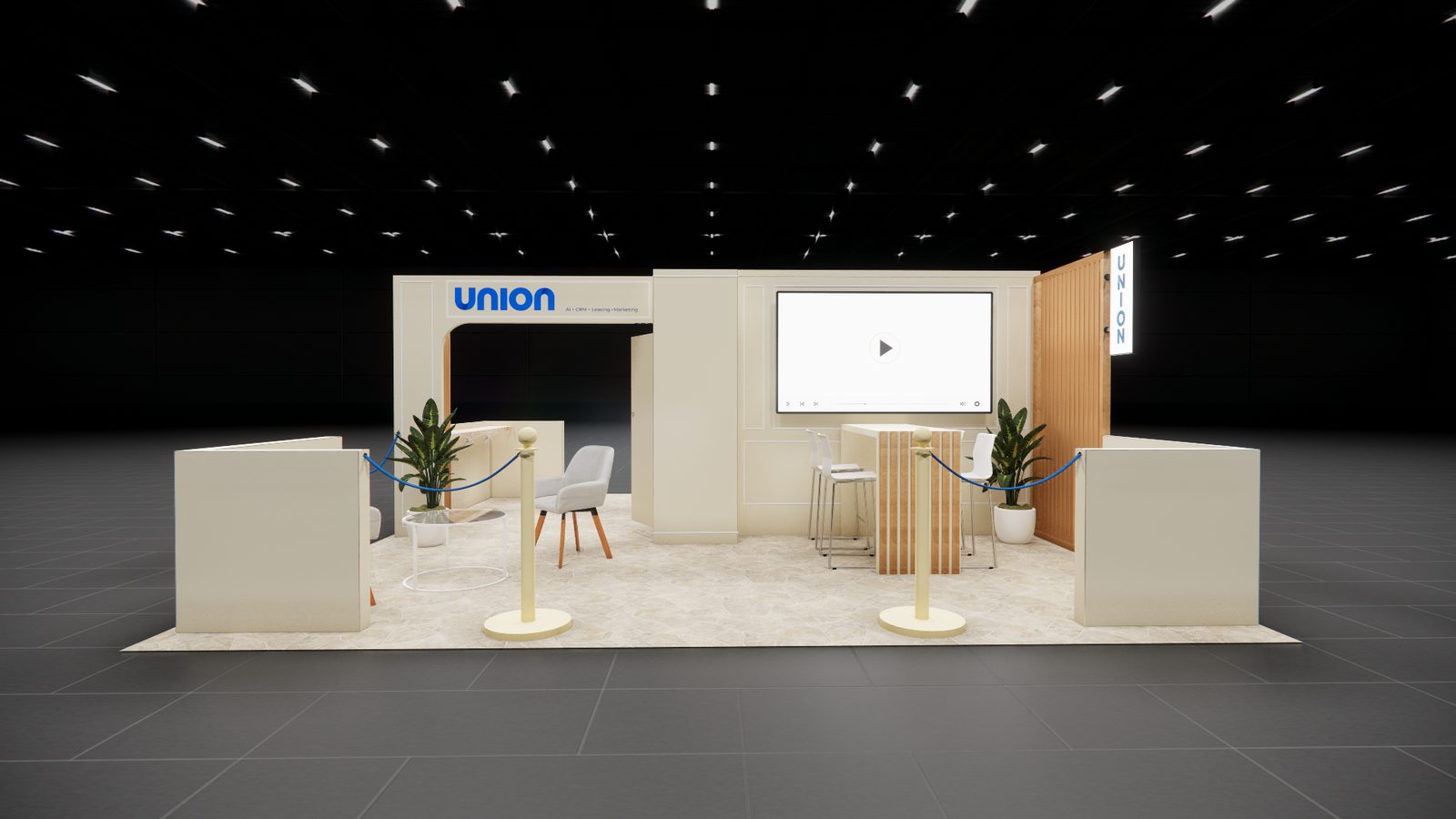 Union 20x20 Trade Show Exhibit Rental 2
