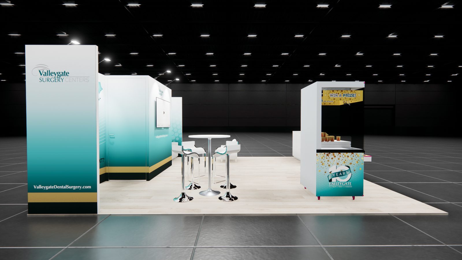 Valleygate Dental 20x20 Trade Show Exhibit Rental 3