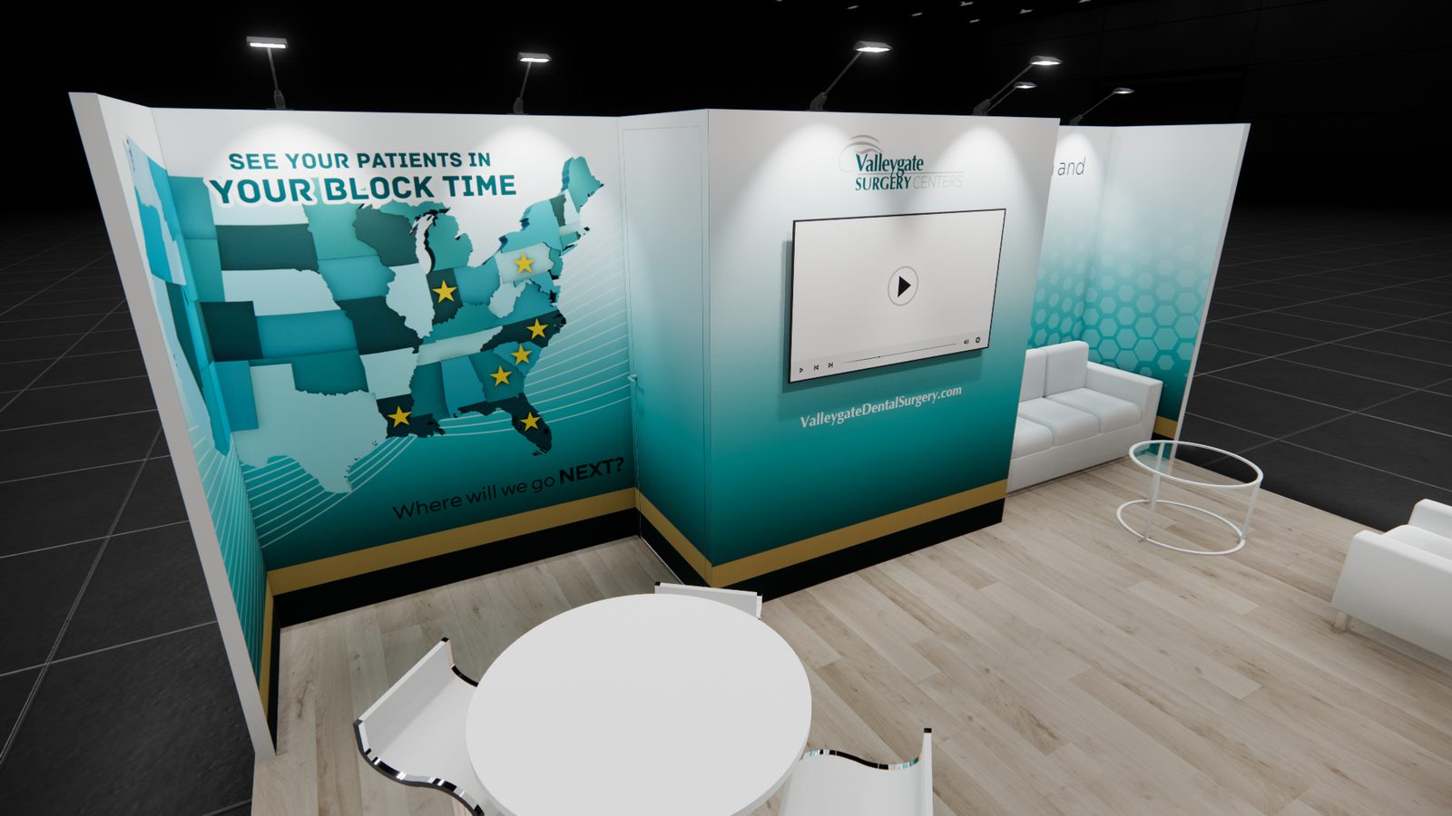 Valleygate Dental 20x20 Trade Show Exhibit Rental 5