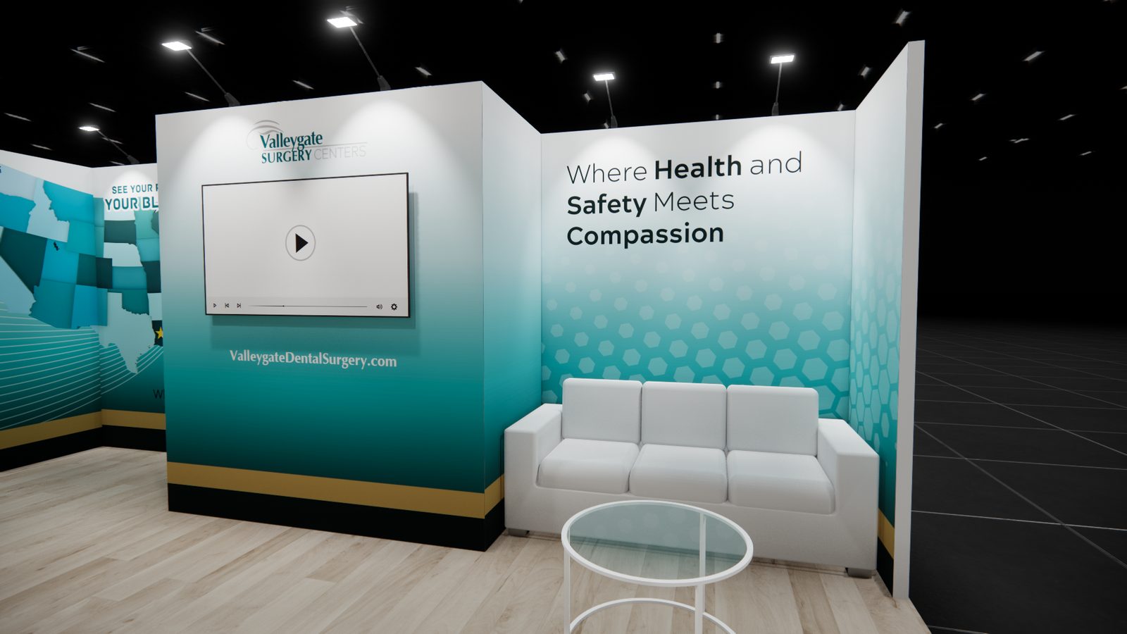 Valleygate Dental 20x20 Trade Show Exhibit Rental 6