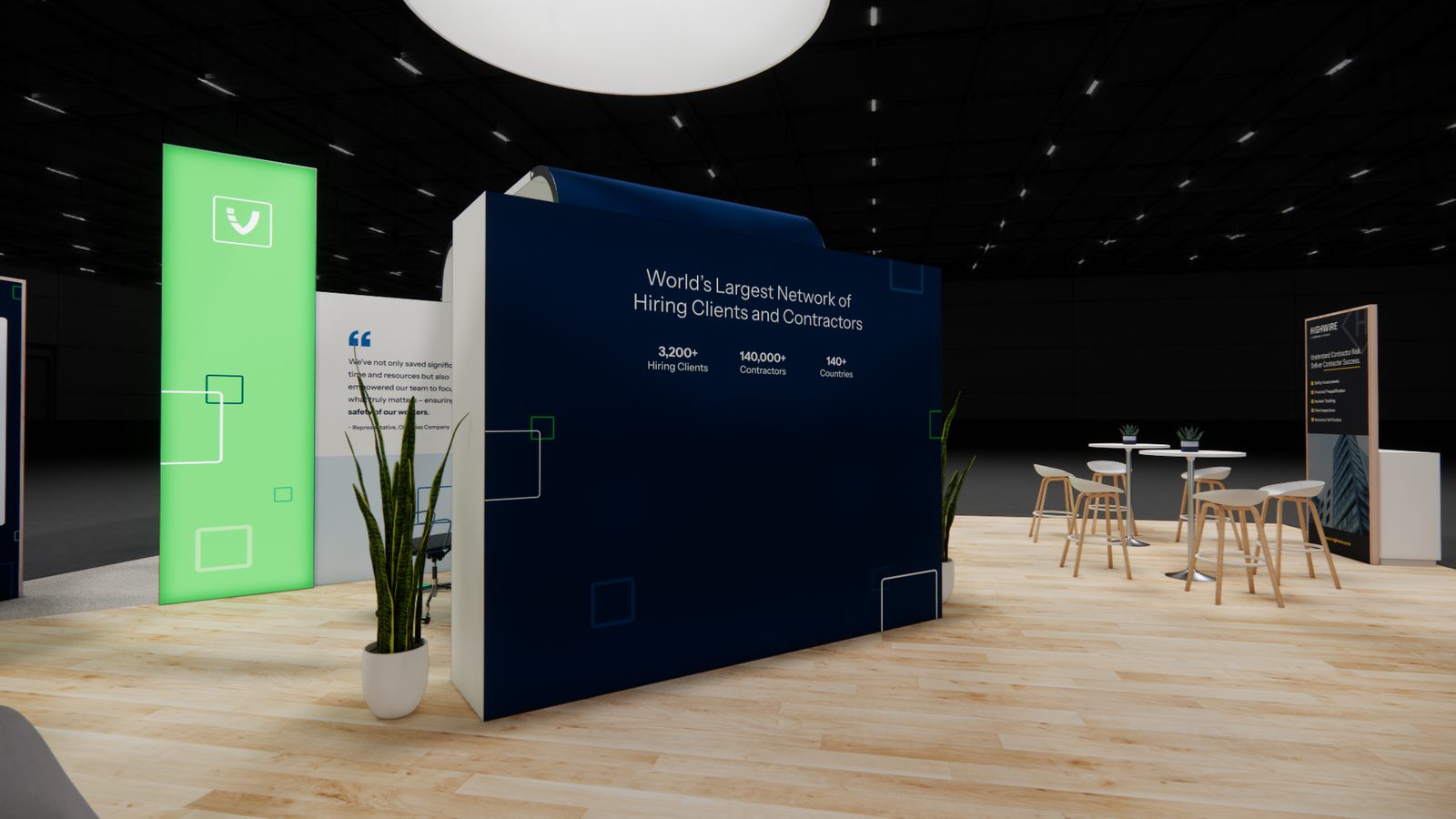Veriforce 40x40 Trade Show Exhibit Rental 2