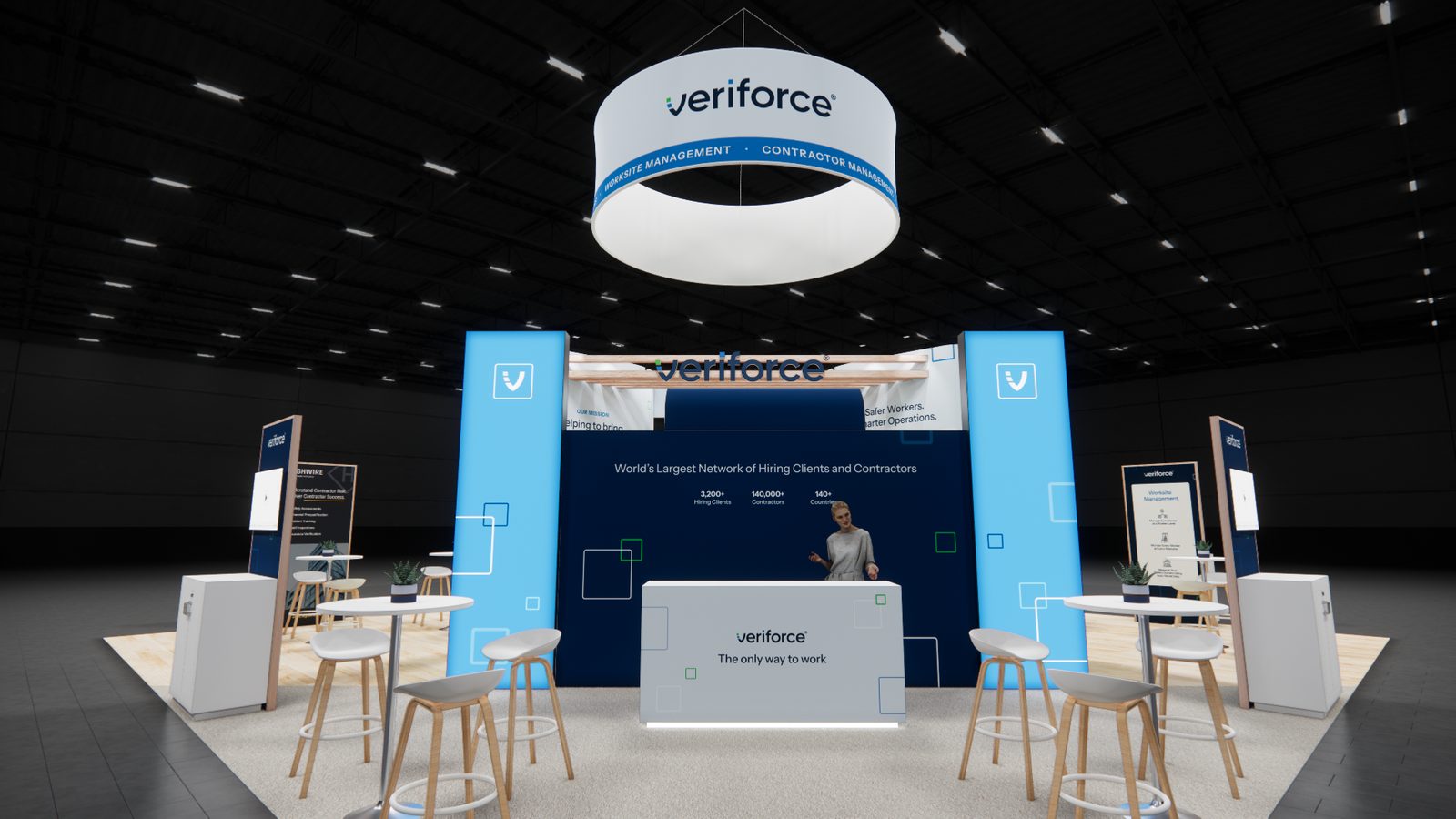 Veriforce 40x40 Trade Show Exhibit Rental 4