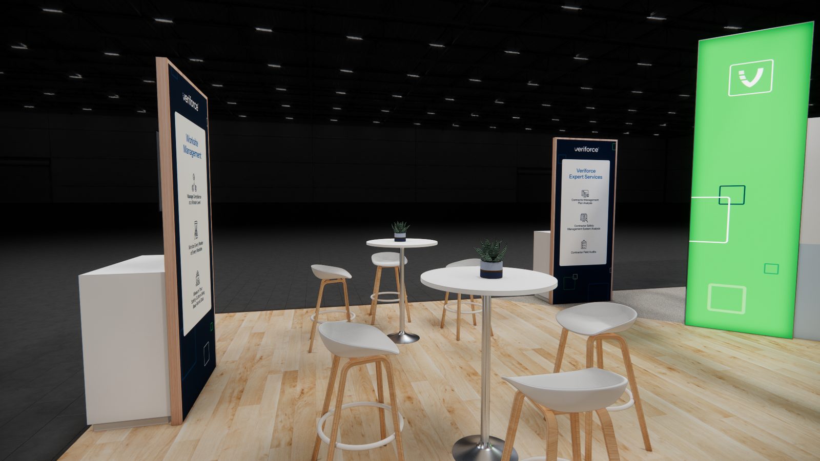 Veriforce 40x40 Trade Show Exhibit Rental 5