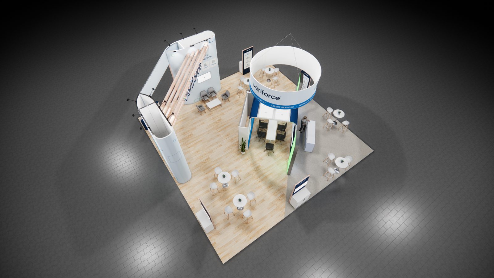Veriforce 40x40 Trade Show Exhibit Rental 6